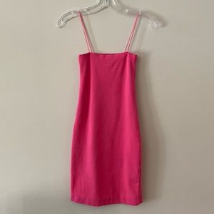 Zara | Pink Body Con Stretchy Mini Dress | Medium
